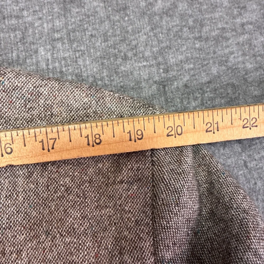 Vintage Haggar Imperial‎ Sport Coat Mens 42 Brown Wool Tweed Elbow Patches